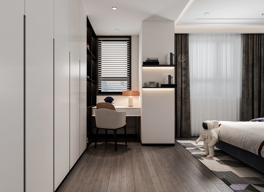 碧桂園香湖(hú)灣壹号複式280平米現代風格兒童房 (2)